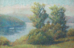 George Albert Wood painting