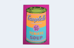  Andy Warhol Cambell's tomato soup can, silk screen