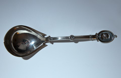 Sterling silver medallion spoon